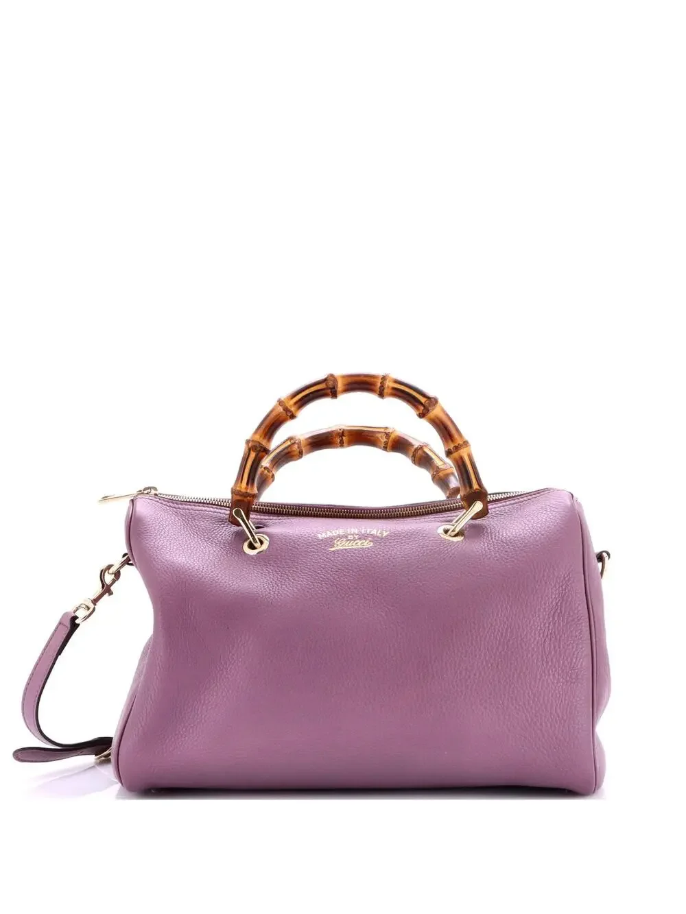 Gucci Bamboo Shopper Boston Bag Leather #295142G82B